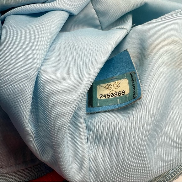 Chanel “Travel Line” Nylon Leather Tote Bag - Picture 8 of 9